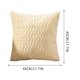 thumbnail image 3 of Pisexur funda de almohada Funda de almohada plisada de terciopelo de color liso, cojín de sofá de terciopelo, almohada para cabecero, almohada de oficina, soporte lumbar, protección de cintura, 3 of 6