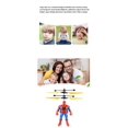 thumbnail image 3 of JM Figura de Spiderman de Anime, Avión de inducción colgante, Spiderman volador, Iron Man, Hulk, Avión de Control remoto, juguete para chico, regalo de cumpleaños JM Anime JM, 3 of 5