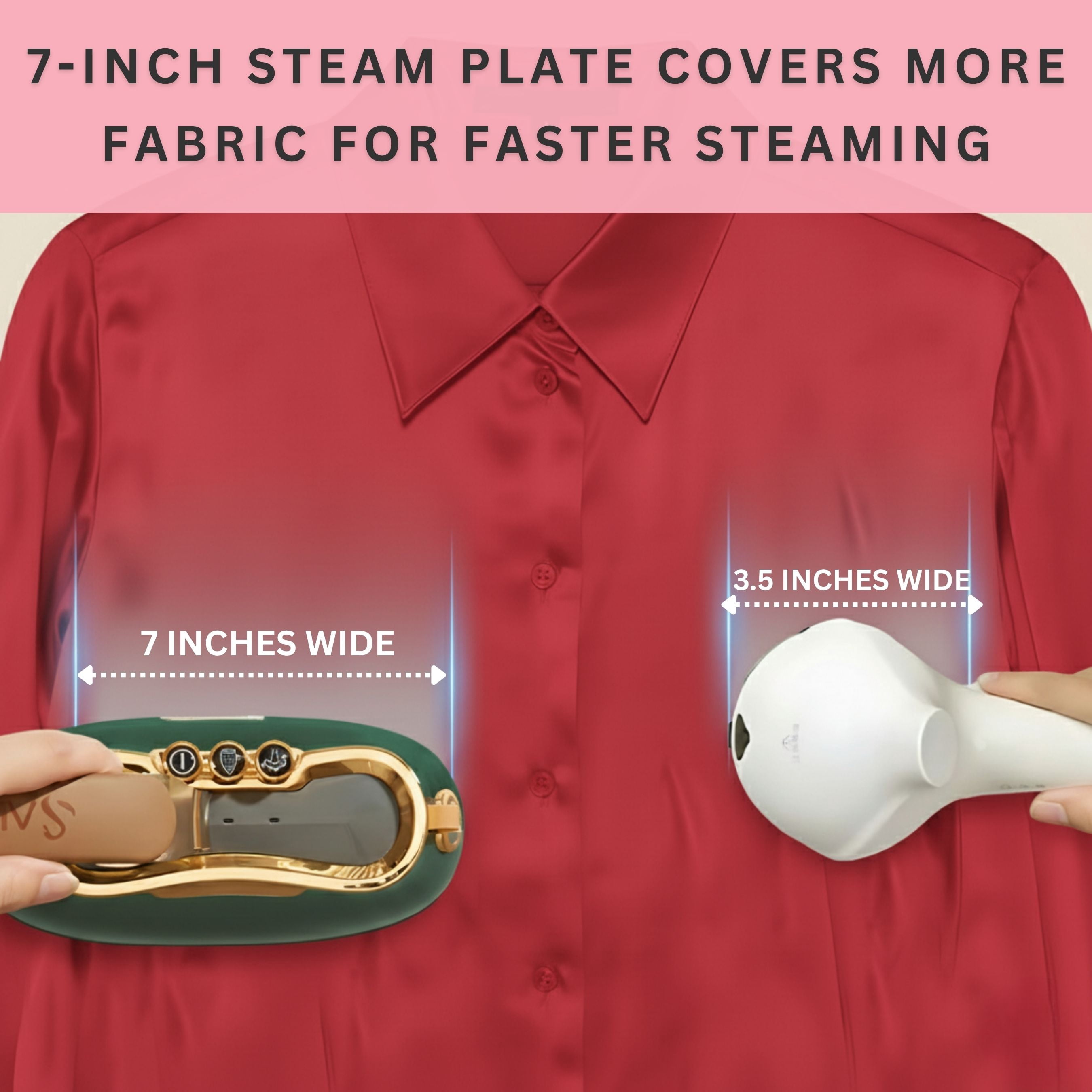 IS-900 Retro Edition Duopress Steamer and Iron, Rose