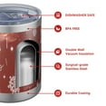 thumbnail image 4 of 12oz Tumblers Red Christmas Tree Pattern Vacuum Insulated Stainless Steel Travel Tumbler Cups Mug with Lid and Straw for Beer,Coffee,Beverages with Cleaning Brush for Cold & Hot Drinks, 4 of 5