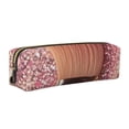 thumbnail image 1 of Easygdp Makeup Brush on Pink Glitter para Estuche de Lápices de Cuero, Estuche de Papelería de Cuero, Estuche de Gran Capacidad con Cremallera, 1 of 7