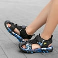 thumbnail image 6 of Kids Boys Summer Sports Sandals Comfort Hiking Beach Outdoor Closed Toe Sports Sandals Shoes for Kids, 6 of 18