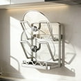 thumbnail image 3 of Multifunctional Kitchen Organizer Stand Stove Top Lid Storage Rack With Integrated Tray And Spoon Rest Holder For Efficient Cooking Space, 3 of 3