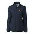 thumbnail image 2 of Women's Cutter & Buck  Navy Las Vegas Aviators Clique Trail Stretch Softshell Full-Zip Jacket, 2 of 3