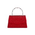 thumbnail image 3 of Lady Couture ASHLEY Rhinestone Handbag, Red, 3 of 6