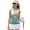 Ocean Map, variant on Yuyamidu Rainbow Fish Scale Womens Golf Shirt Stretchy Golf Tank Tops 3 Buttons Summer Sleeveless Tennis Tops Trendy Tennis Sport Tops Size XS