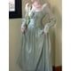 thumbnail image 4 of Elegante vestido de fiesta de princesa para mujer, cintura alta, corte en A, con cordones, otoño primavera, francés, vintage, vestido de fiesta, vestidos de una pieza para mujer, nuevo, 4 of 5
