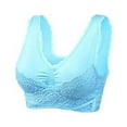 thumbnail image 2 of CKpwisy Kendally Bras for Older Women Comfy Corset Bra Front Cross Side Buckle Lace Bras Breather Soft Push Up Wireless Sports Bra Kendally Corset Bra, 2 of 3