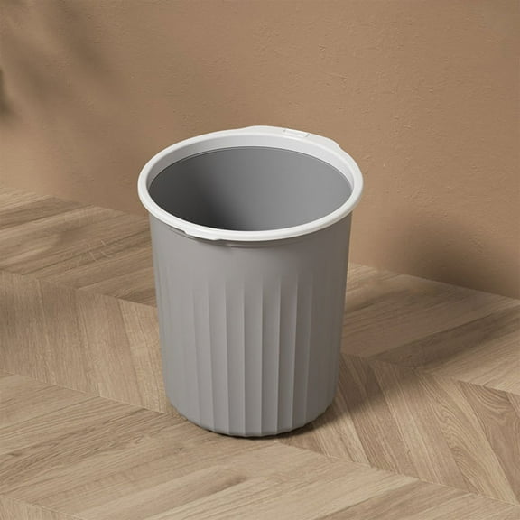 Specollect Clearance 2Pcs Deskside Wastebasket Trash Can, Plastic, Garbage Can for Home Office Kitchen Bedroom Bathroom, Fits Under Desk Sink Cabinet