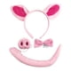 thumbnail image 4 of Accesorios para disfraces de cerdo Salvador Diadema Orejas Nariz Pajarita Cola Set Cosplay Carnaval Fiesta Niñas, 4 of 8