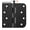 Matte Black, variant on 6 Pack 4 Inch Exterior Door Hinges, 5/8" Radius Door Hinges, Removable Pin, Antirust & No Squeaks, Perfect for Heavy-Duty Front & Back Doors, Black