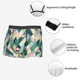 thumbnail image 3 of Susaid Flamingo Print Men's Mesh Boxer Briefs Cooling Breathable Sports Underwear Wide Waistband Boxer Briefs W/Fly-XX-Large, 3 of 5