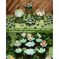 thumbnail image 5 of 48PCS Double Sided Zoo Animal Theme Dessert Muffin Cake Cupcake Toppers Picks Cake Decoration for Jungle Safari Themed Party, Baby Shower or Birthday Party Decoration, 5 of 6