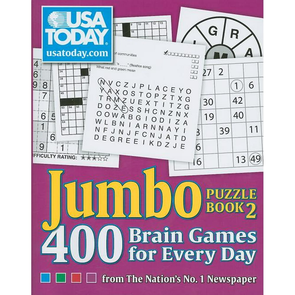 usa today puzzles usa today jumbo puzzle book 2 400