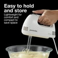 thumbnail image 4 of Proctor Silex 5-Speed Electric Hand Mixer with Easy Mix Technology, Mixer for Kitchen, White, 4 of 8