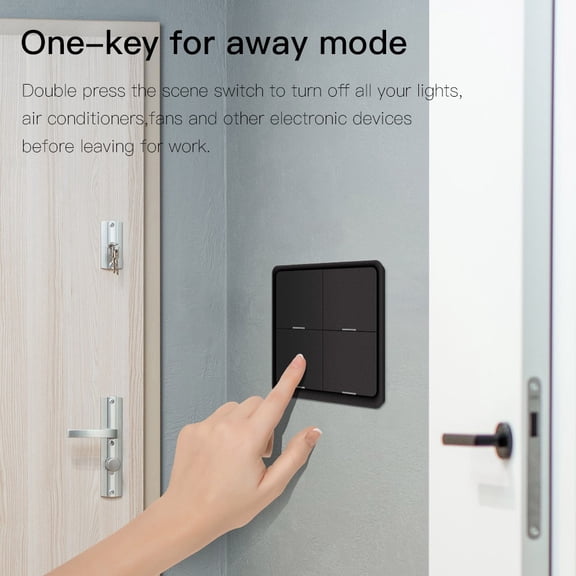 4 Gang Scene Switch For For Tuya For Zigbee Smart Scene Switch Push Button Control