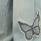 thumbnail image 4 of Odeerbi 5-15 Años Niñas Jeans de Pierna Ancha Pantalones de Denim Rasgados de Mariposa Pantalones de Vaquero Sueltos Ropa Exterior Casual Pantalones de Pierna Recta, 4 of 7
