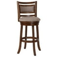 thumbnail image 2 of New Classic Furniture Nouveau Tabouret de Bar Pivotant Aberdeen Classique, Brun Foncé, 29 Pouces, 2 of 4