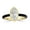 Black, variant on Bob Mackie Jewelry Gold over Brass White Enamel Marquise Cut White Cubic Zirconia Ring, Size 7