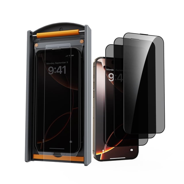 Protector de pantalla de privacidad FUNCAT GLOBAL para iPhone 16 Pro Max