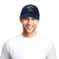 thumbnail image 6 of DALIX Surf Venice Beach Ball Cap Embroidered Hat in Navy Blue, 6 of 7