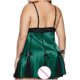 thumbnail image 5 of Mujeres moda sexy Plue tamaño encaje seda ropa interior tirantes falda camisón Fridja nalpqowj16662, 5 of 6