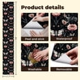 thumbnail image 5 of Peel and Stick Wallpaper Moths Floral Pink Flowers Dark Botanical Wall Mural 17.7in x 9.8ft Self Adhesive Removable Wall Paper Renter Friendly Wallpaper for Nursery Bedroom Cabinets, 5 of 8