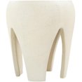 thumbnail image 3 of Meridian Furniture Table d'Appoint Intérieur / Extérieur en Béton Crème Moxie, 3 of 7
