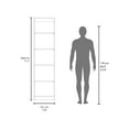 thumbnail image 5 of 5 Shelves Bookcase with Adjustable Shelves 71.1" Bookshelf with Open Cube for Home, 5 of 6