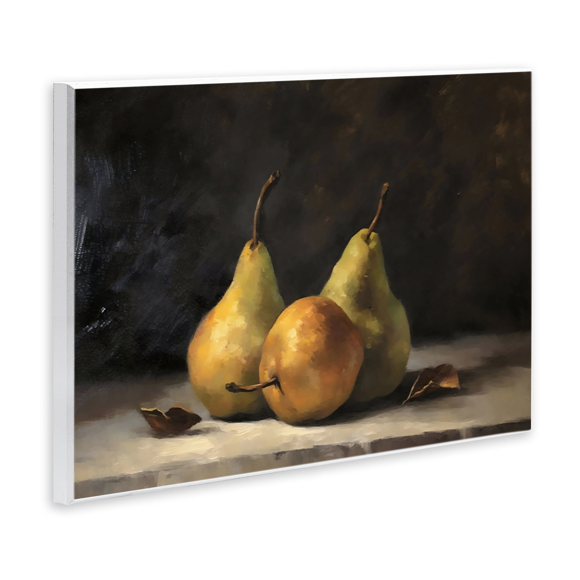 Stupell Industries Three Pears on Marble Wall Plaque Art, design by Creative Studio
