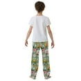 thumbnail image 5 of FORMRS Kids Pajama Pants with Pockets Size 9-10Y Boys Lounge Sleep Bottoms, Green Cartoon Trucks Pattern, 5 of 8