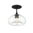 thumbnail image 2 of Trade Winds Lighting 1-Light Ceiling Light In Matte Black, 2 of 6