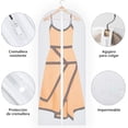 thumbnail image 4 of Bolsas para Ropa Colgante, Protector de Ropa, Fundas Ropa Transparente Cubre con Remallera, Anti-Polvo y Transpirable, Con Bolsillos para Zapatos, Cubre Polvo para Vestidos, Trajes, Abrigos, 4 of 4