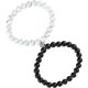 thumbnail image 1 of Pulseras Para Parejas, Pulsera De Amistad, Pulsera Magnética De Atracción Mutua, Pulsera De Distancia A Juego, Pulseras De Cuentas De Piedra 2 Uds Speravity AP007340-02, 1 of 6