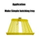 thumbnail image 2 of Giratorio de Huevos 8/22 para Piezas de Suministros de Equipo de Pato Ganso Amarillo - 22 huevo Sunnimix Bandeja Automática para Girar Huevos, 2 of 5