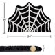 thumbnail image 3 of Spider Web Indoor Halloween Rug 24x36 in, Plush Gothic Cute Fun Halloween Bathroom Rugs Non Slip Kitchen Rug Machine Washable, 3 of 4