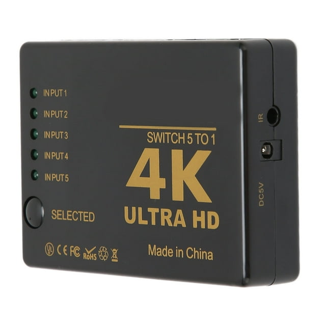 Oubit Interrupteur Interface Multimédia HD, Interrupteur Interface Multimédia HD Convertisseur Vidéo KHD Port Convertisseur Vidéo HD Durable