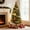 8FT, variant on Small Artificial Spruce Tree with Base - 7-Fork Tips for Holiday Home Party Decorations