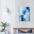 thumbnail image 3 of Nawypu  Blue Wall Art White and Blue Abstract Wall Art Modern  Print Canvas Aesthetic Wall Decor for Living Room Bedroom Bathroom Office, 3 of 4