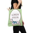 thumbnail image 3 of ASHLEIGH Vintage Dachshund Dog Reusable Grocery Bags Shopping Bag Canvas Tote Bag Shoulder Bag, 3 of 3