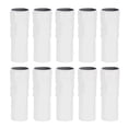 thumbnail image 7 of Uxcell 3 Inch Tall E14 Iron Candle Shape Socket Covers for Chandelier White 10 Count, 7 of 7