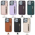 thumbnail image 4 of Kryonix Crossbody Wallet Case for iPhone 11 Pro Max with Lanyard Strap Card Slot Holder RFID Blocking Ring Kickstand,Magnetic Flip Folio Zipper Purse Case,PU Leather Cover Handbag, 4 of 8