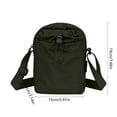 thumbnail image 3 of Btomtd Casual Nylon Chest Bag with Water Cup Holder, Multi Functional Crossbody Bag for Cycling and Sports, Versatile Shoulder Bag and Handbags for Commuting, Army Green, 3 of 6