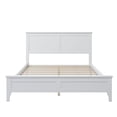 thumbnail image 4 of Modern White Solid Wood Full Platform Bed, 4 of 7