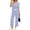 Blue, variant on Two Piece Sets for Women Matching Travel Outfits Summer Causal Striped and Wide Leg Pants Set Pockets