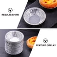 thumbnail image 5 of Tart Egg Mini Mold Pan Pie Tins Molds Shells Crust Stainless Steel Pans Cupcake Baking Cup Disposable, 5 of 5