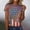Purple, variant on Domuza 250th Anniversary Shirt for Women Usa Flag Graphics Short Sleeve Blouses Dressy Casual Crew Neck Tee Shirts 2026 New Comfort Clothes Red L