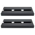 thumbnail image 4 of Shisuyan Wine Glass Storage Racks Black 2Pcs 10.1x4.3x0.8In Plastic, 4 of 8
