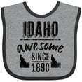 thumbnail image 3 of Inktastic Idaho Awesome Since 1890 Boys or Girls Baby Bib, 3 of 4