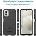 thumbnail image 2 of Slim Case for Motorola Moto G Power 5G (2024), [Rugged Shield Series] Military Grade Shockproof [Drop-Tested] and Camera Lens Protection Cover Case for Motorola Moto G Power 5G (2024) HD-Black, 2 of 16